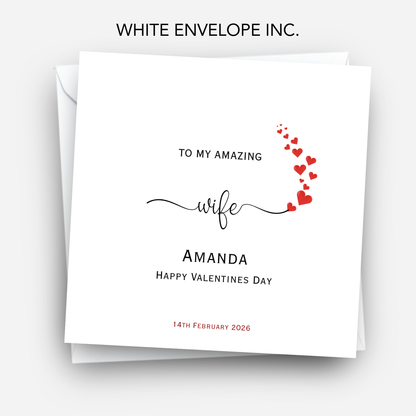 Valentine’s Day Elegant Card  - C706