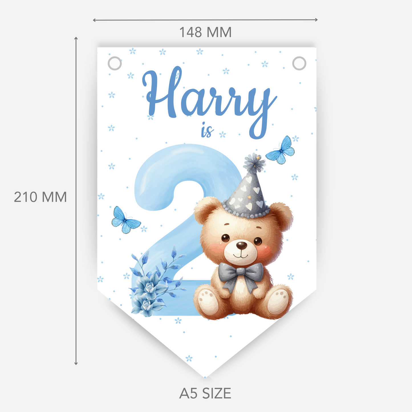 Teddy Bear Age Bunting - B144