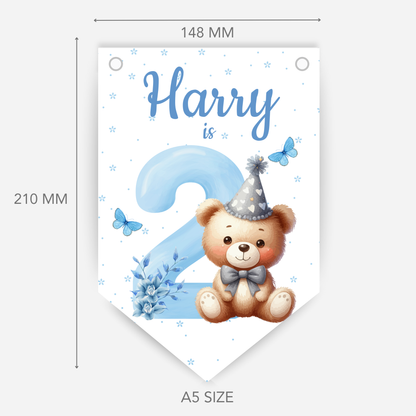 Teddy Bear Age Bunting - B144