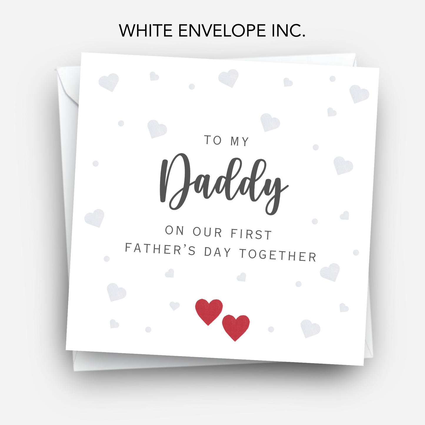 First Fathers Day Card - Modern and Simple Design - C769