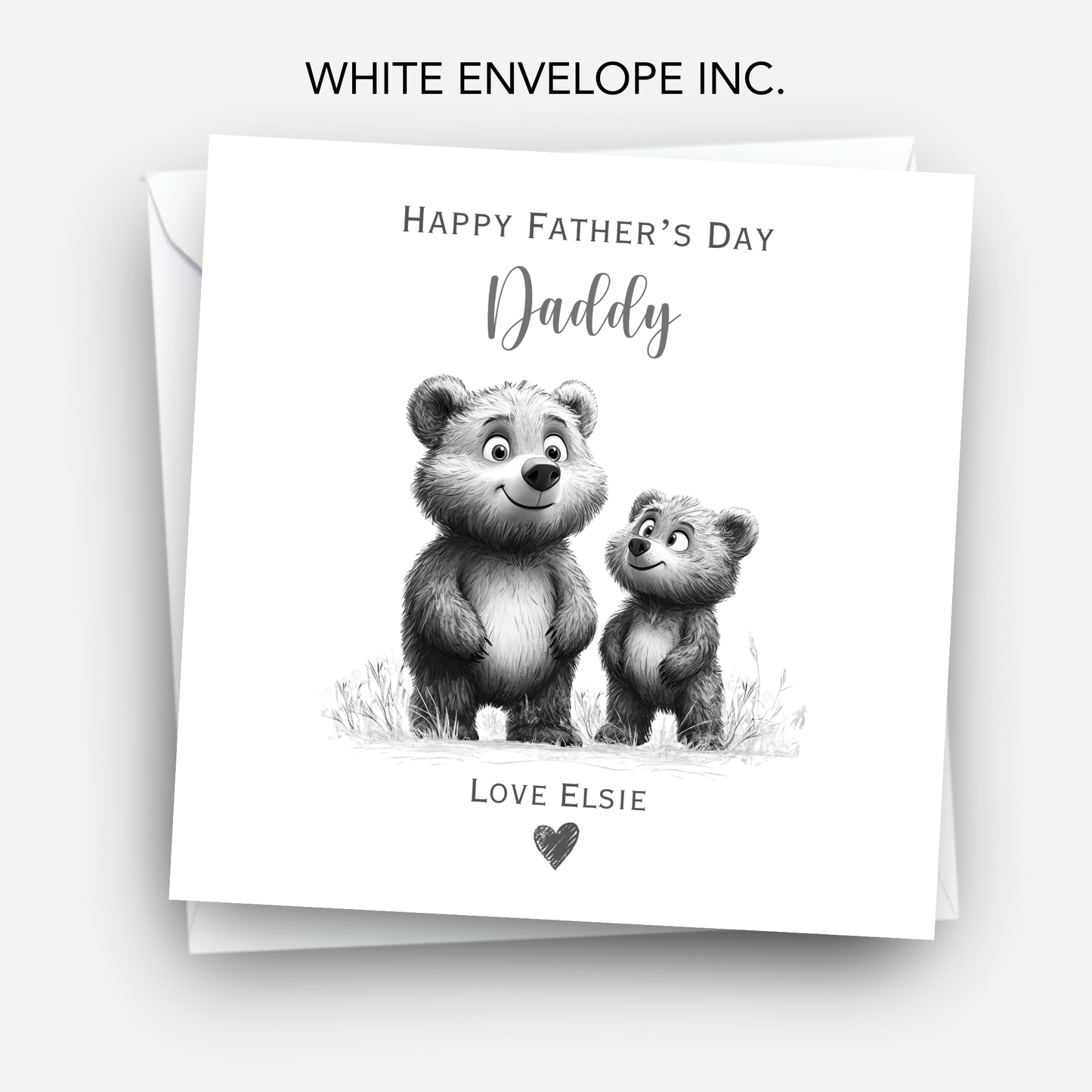 Fathers Day Card - Cute Teddy Design - C788