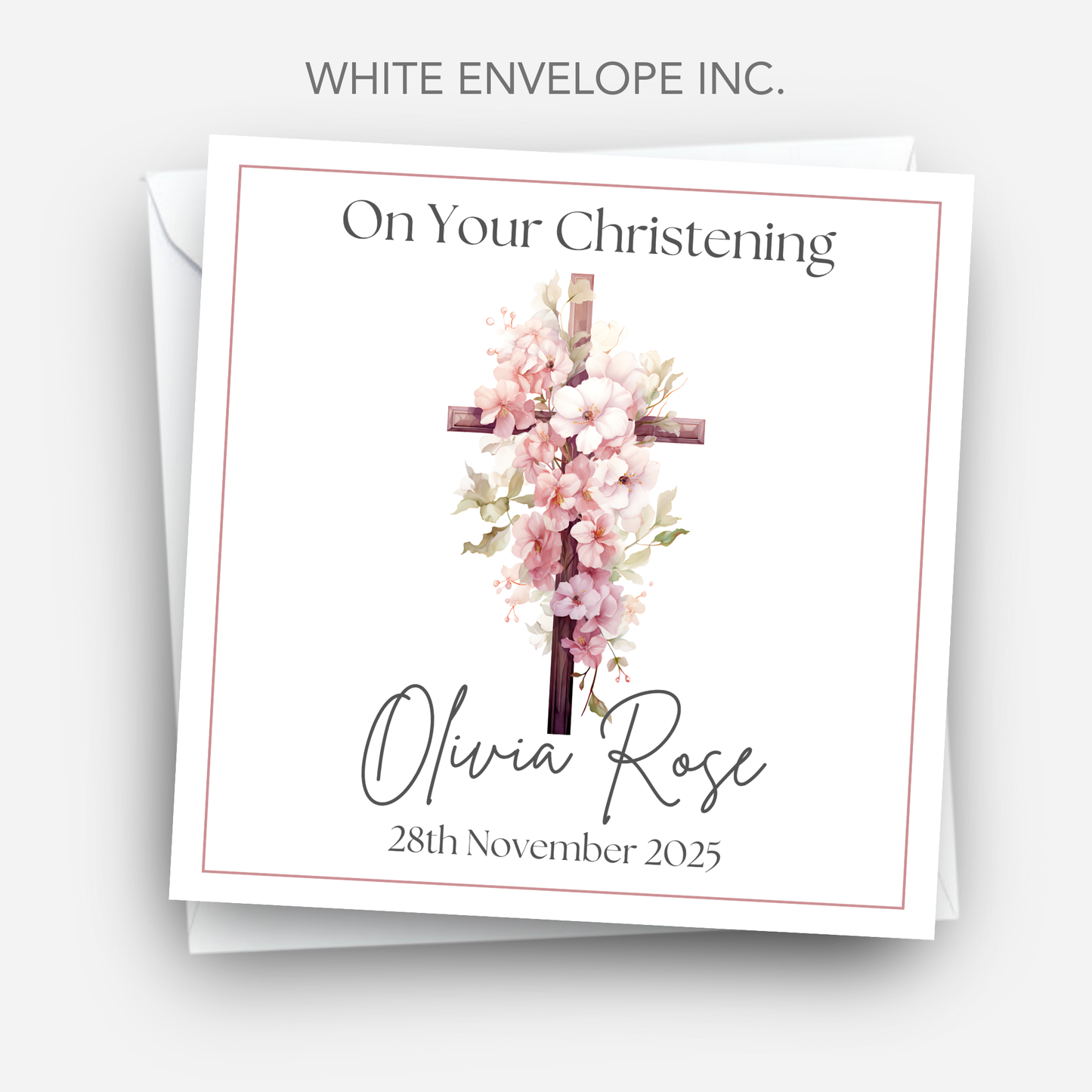 Christening & Baptism Personalised Card - C516