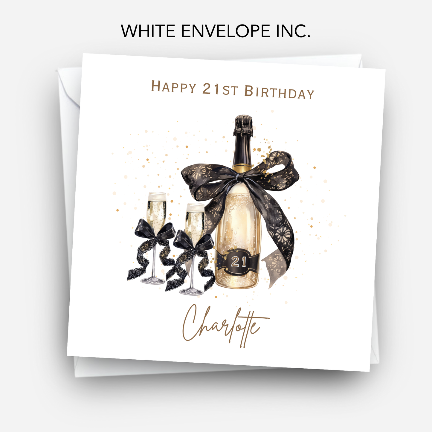 Bottle of Fizz Birthday Card - C672