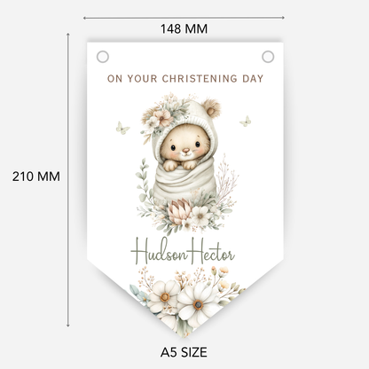 Christening or Baptism Cute Baby Bunting - B268