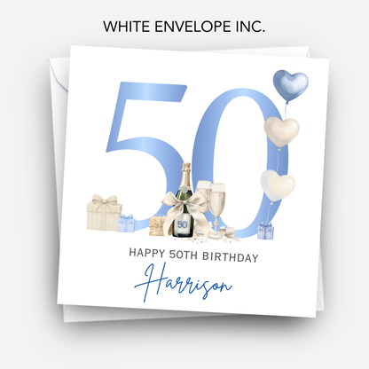 50th Birthday Card - C862