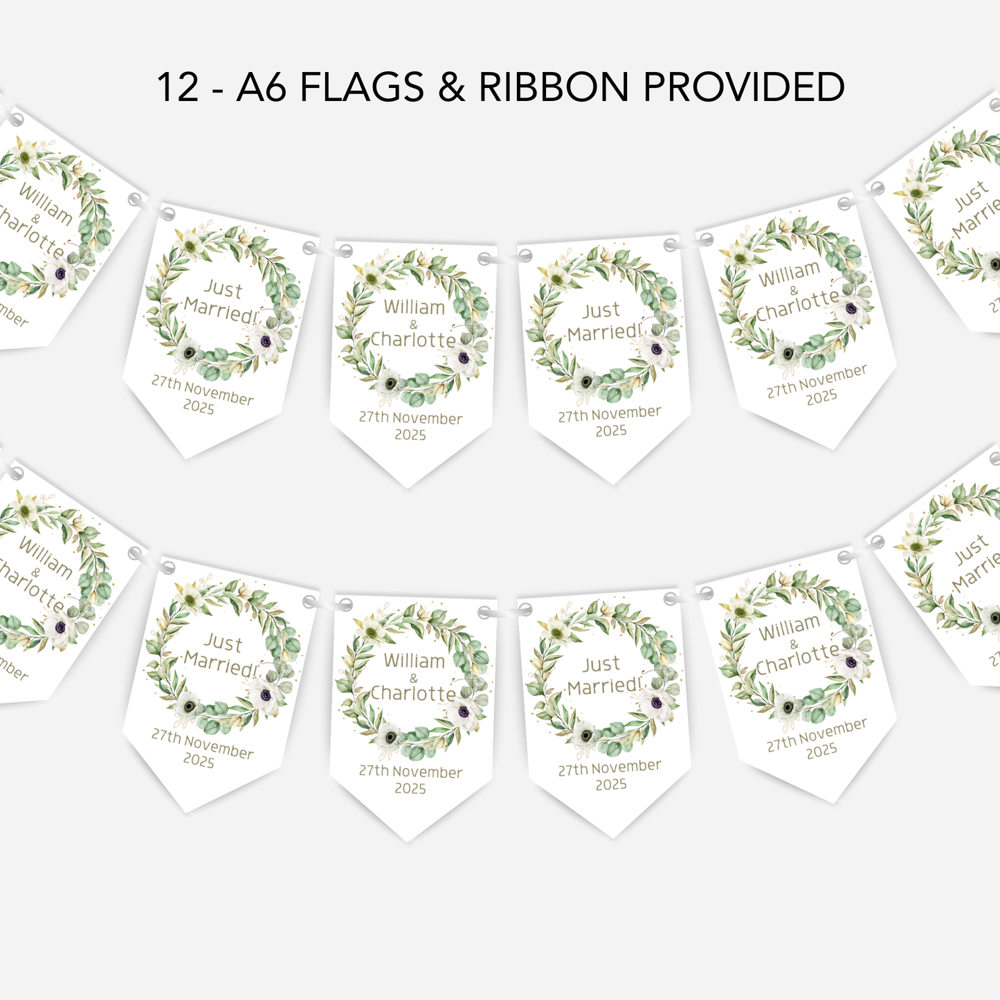 Engagement or Wedding Smaller Bunting - S166
