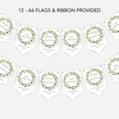 Engagement or Wedding Smaller Bunting - S166