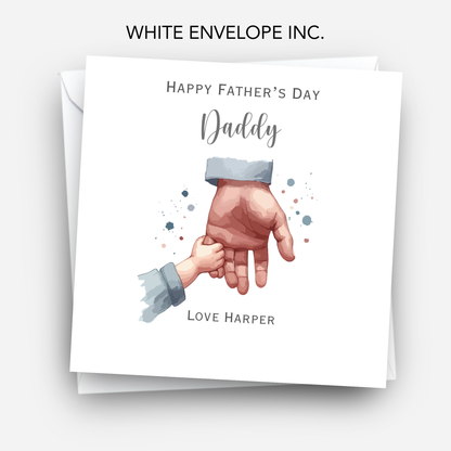 Fathers Day Card - Cute Hand Design - C790