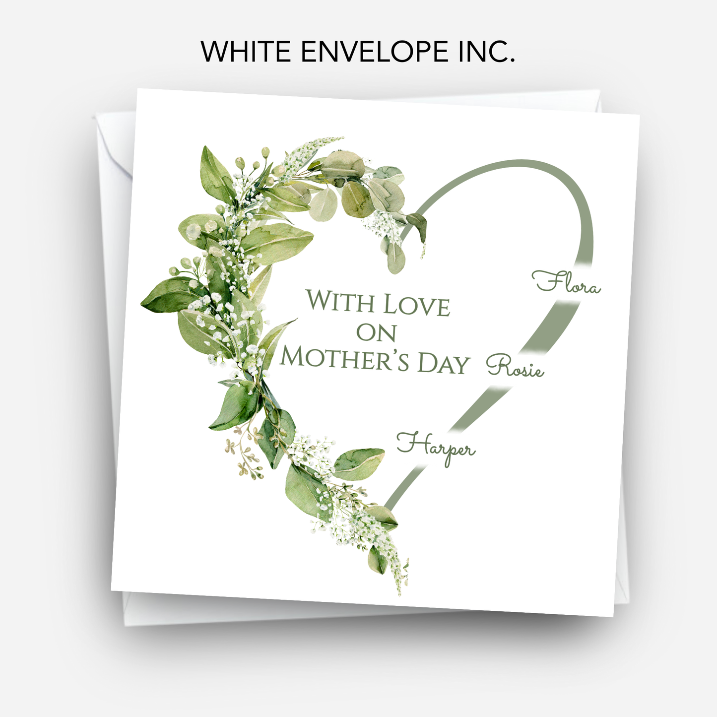 Mother's Day Card - Modern Floral Design - C729