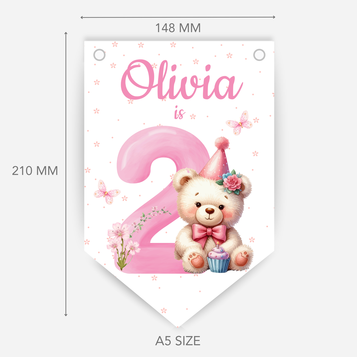 Teddy Bear Age Bunting - B143