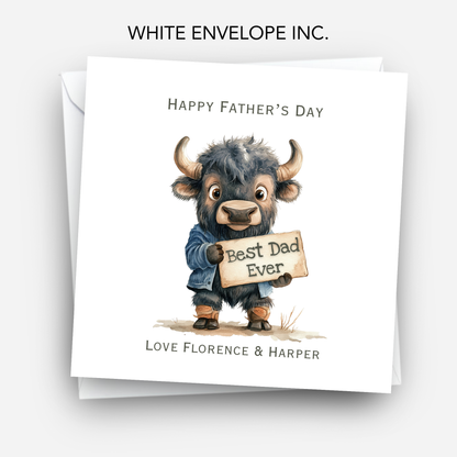Father's Day Card - Fun & Cute Design - C764