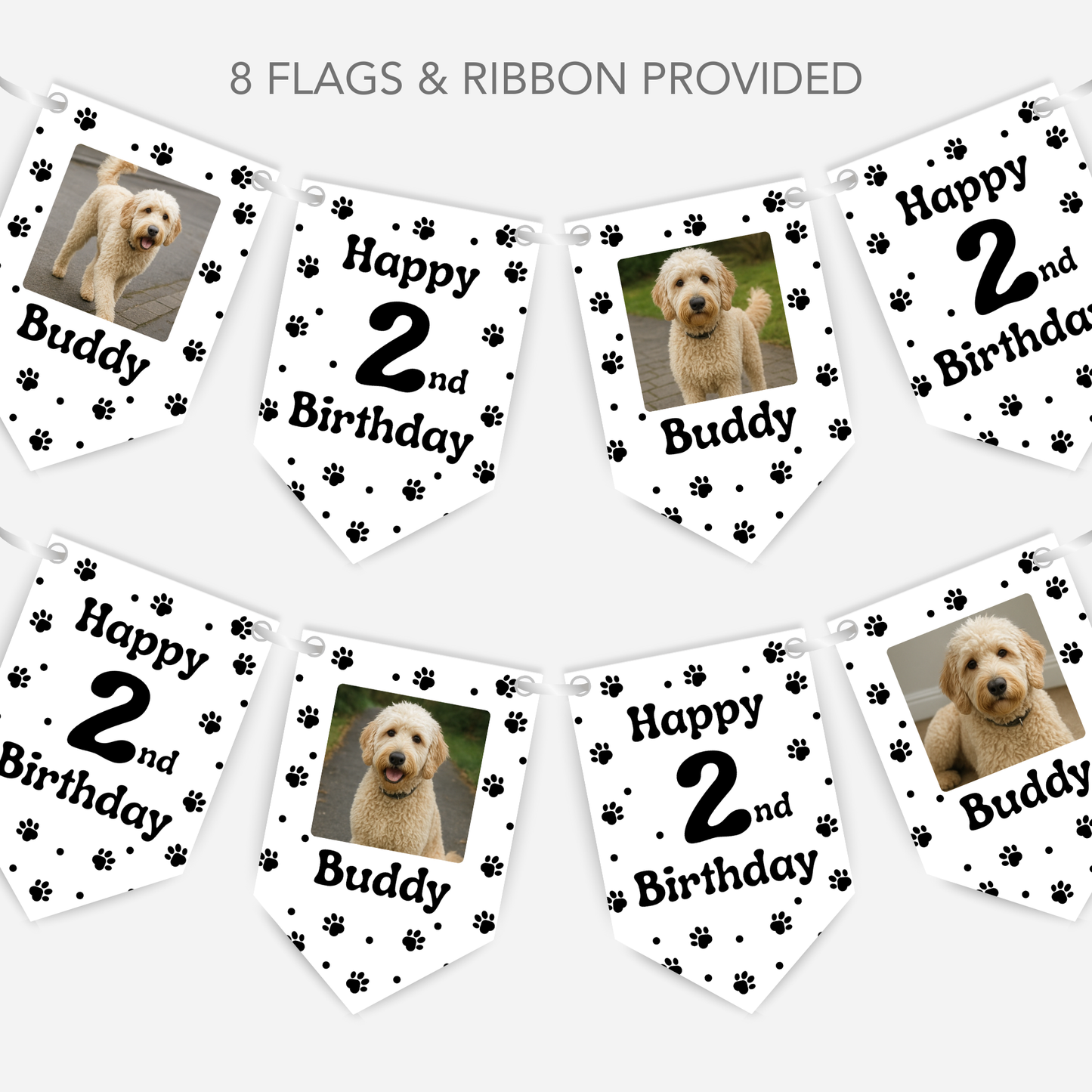 Dog Birthday Photo Bunting - B178