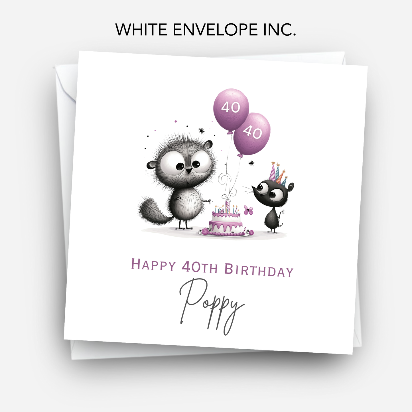 Quirky Animal Birthday Card - C562