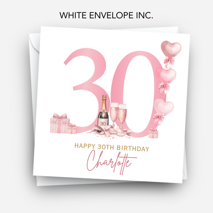 30th Birthday Card - C856