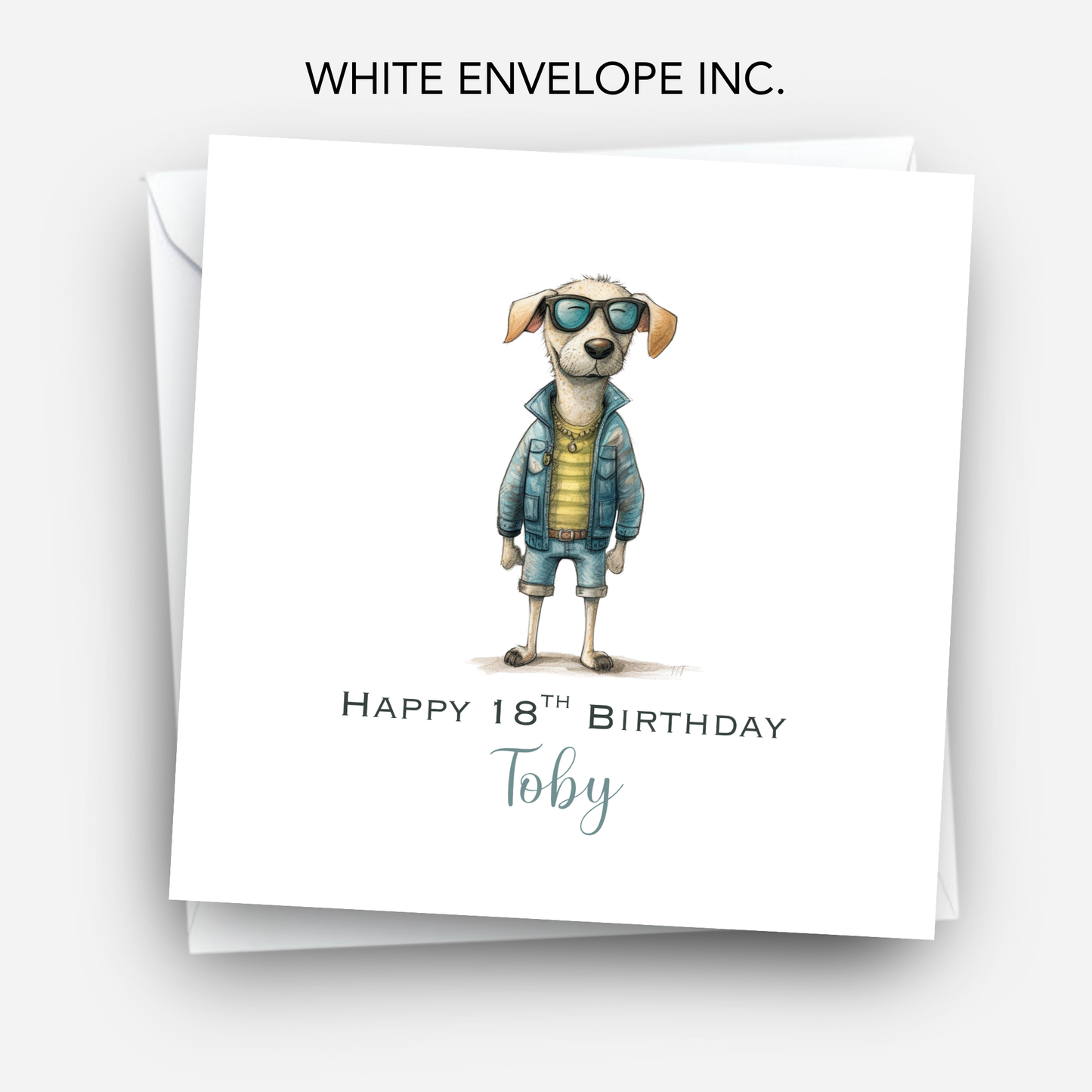 Cool Dog Birthday Card - C646