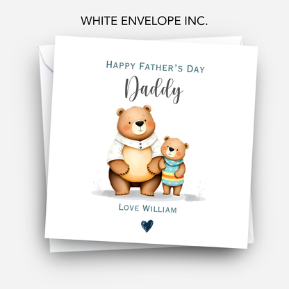 Father's Day Card - Cute Bear Design - C786