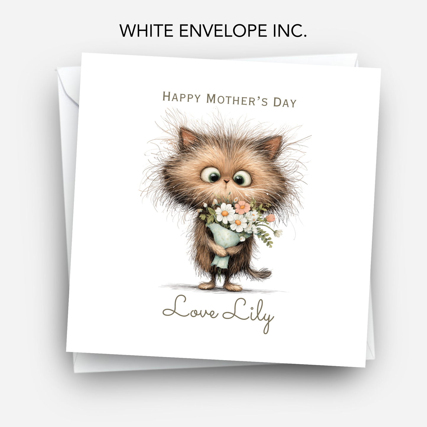 Mother's Day Card - Cute Cat Design - C831