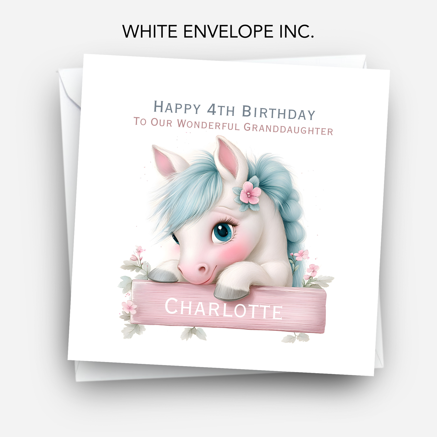 Cute Pony Birthday Card - C588
