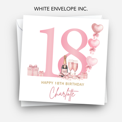 18th Birthday Card - C854