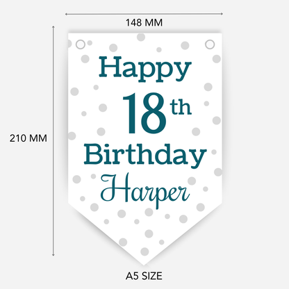 Polka Dot Birthday Bunting - B141