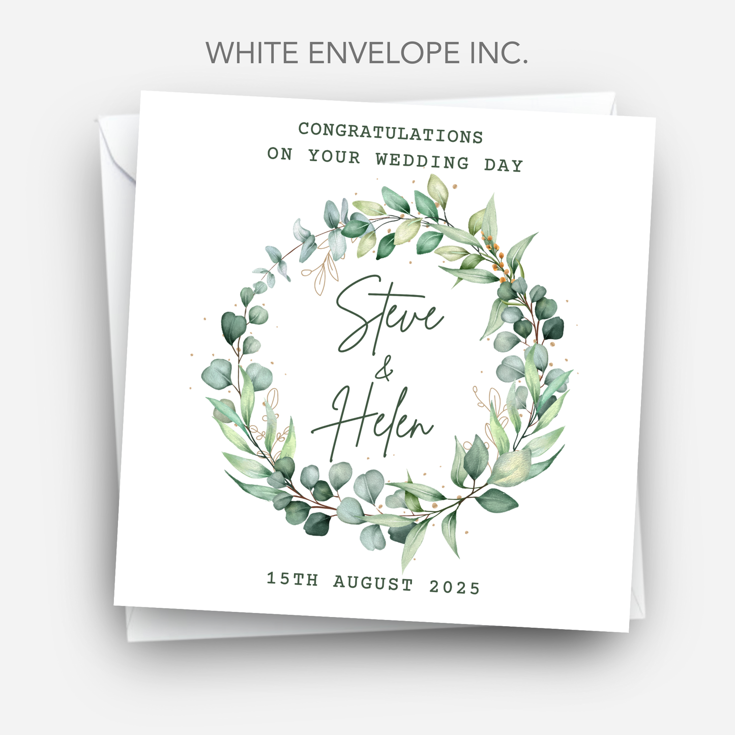 Elegant Wedding or Engagement Card - C116