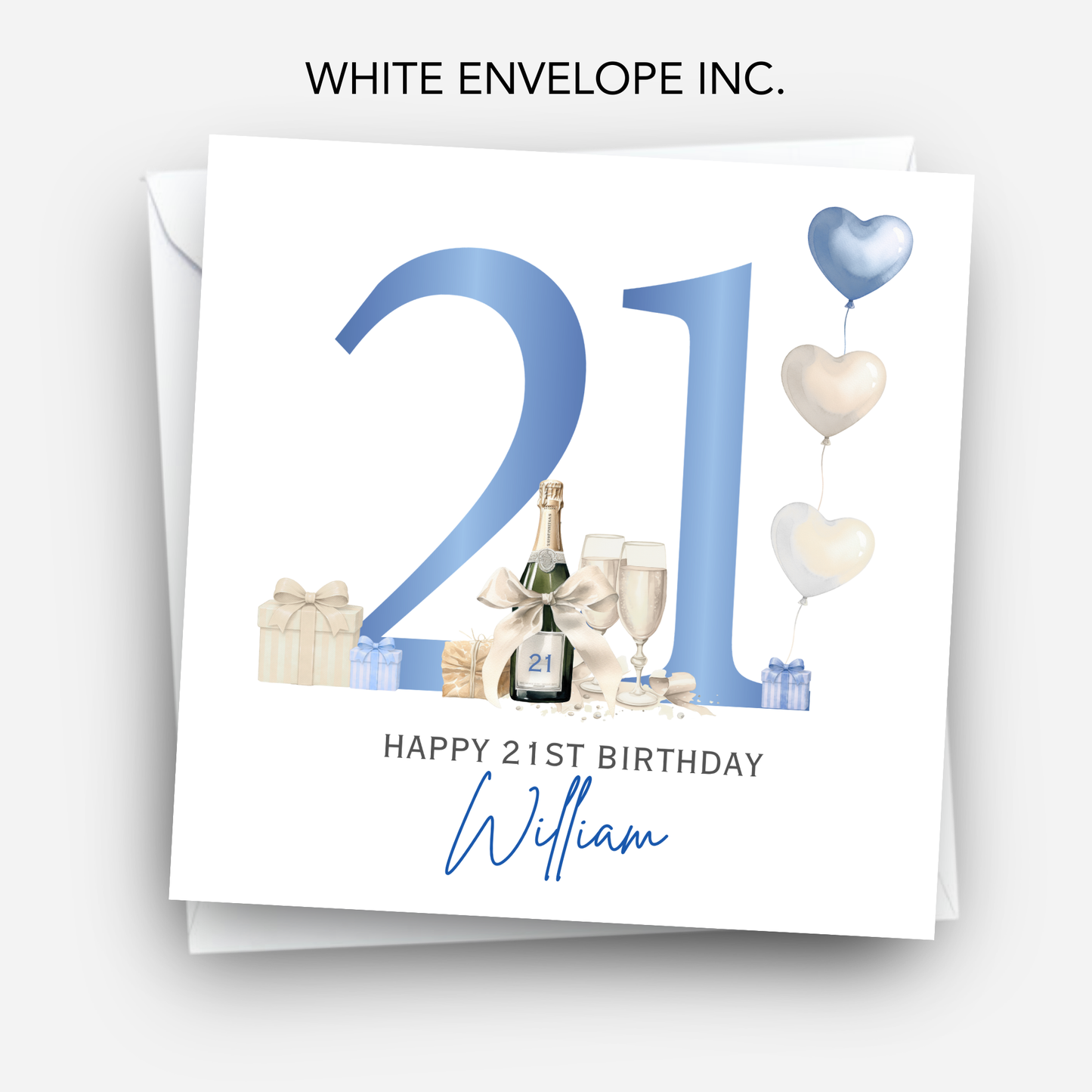 21st Birthday Card - C858