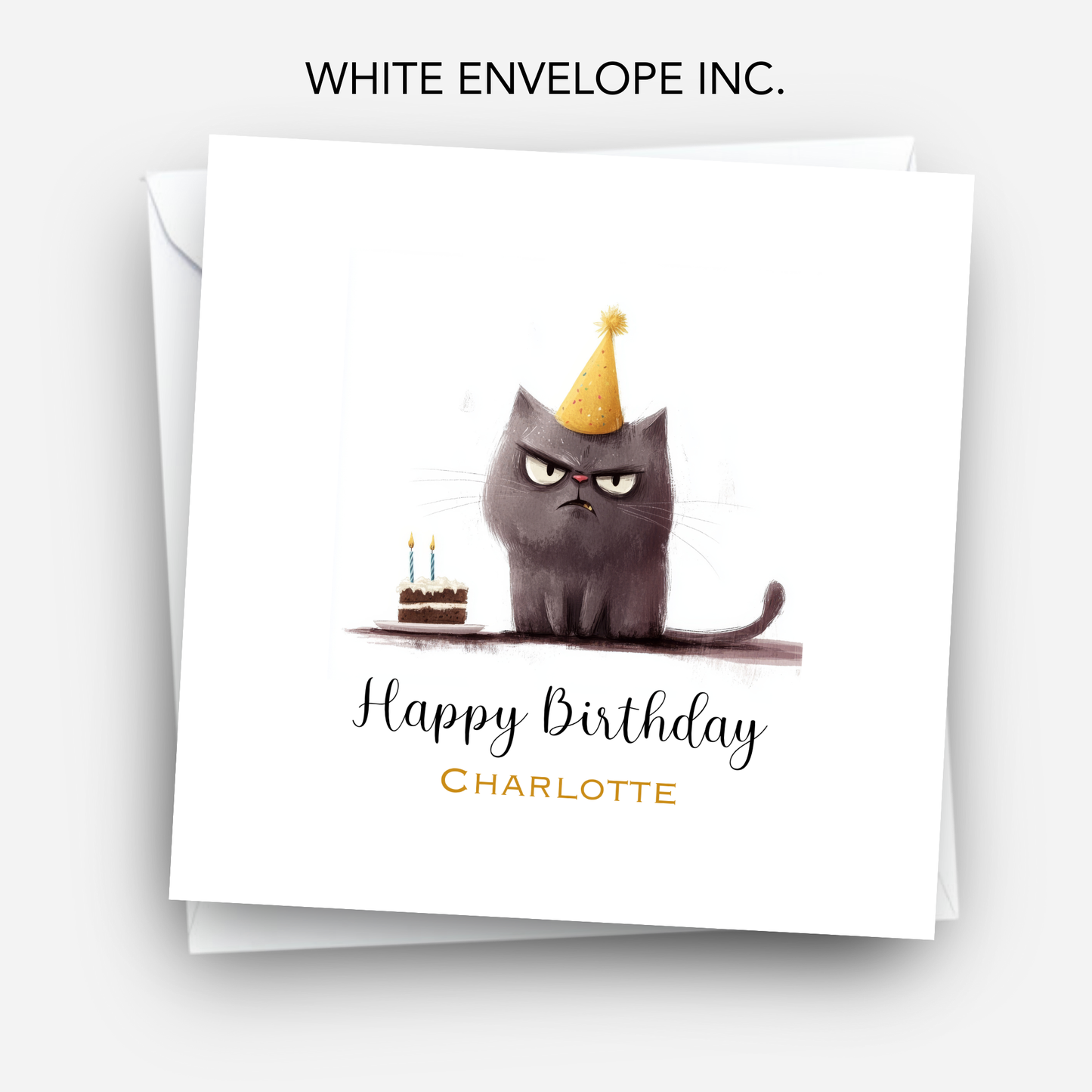 Grumpy Cat Birthday Card - C526