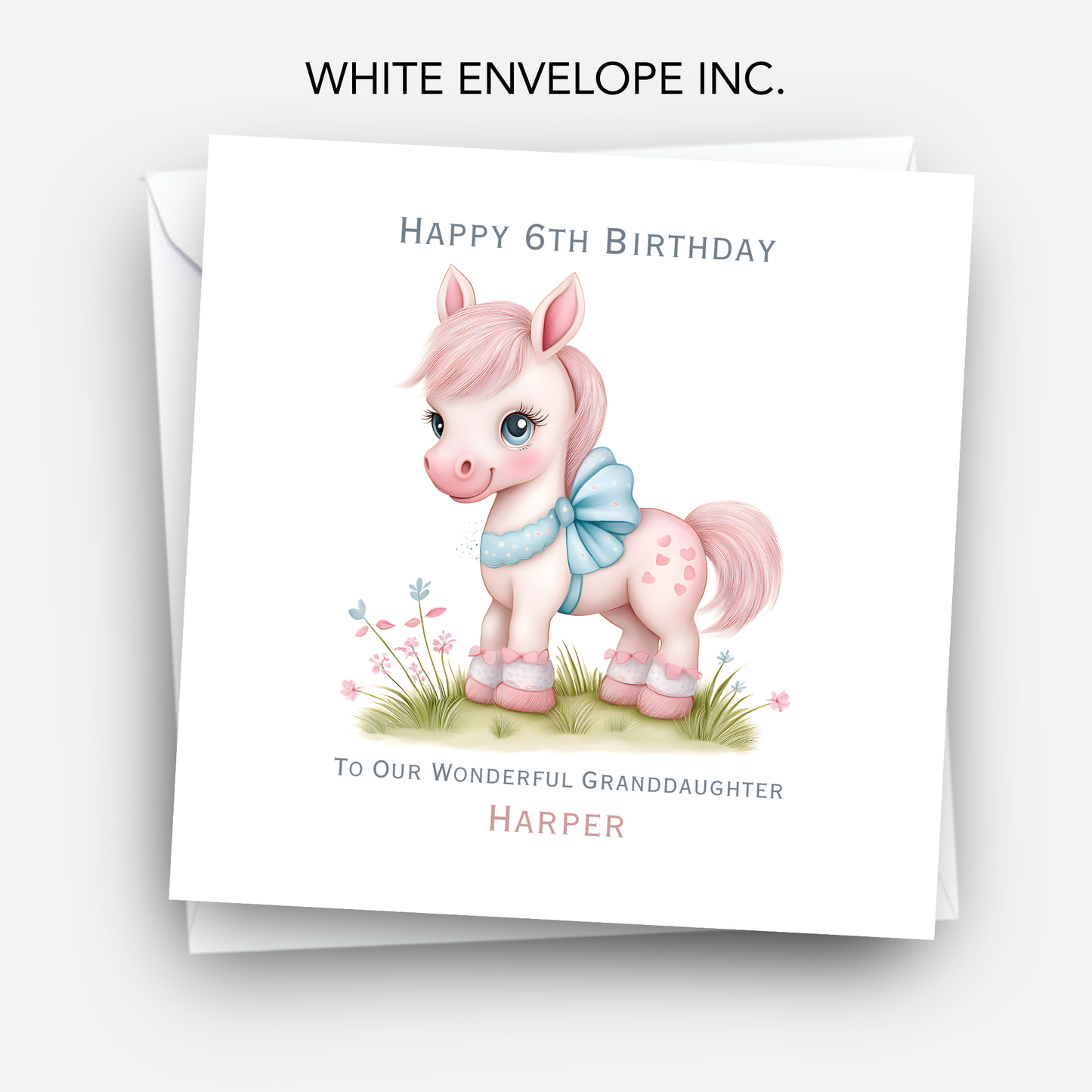 Cute Pony Birthday Card - C587