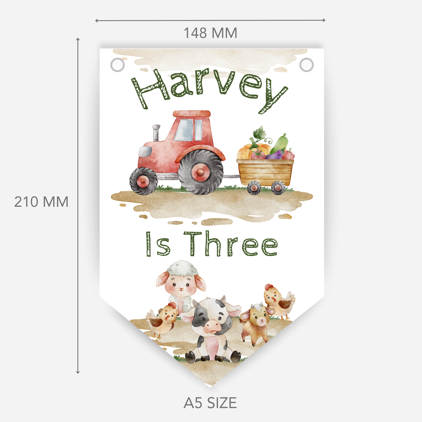 Farming Birthday Bunting - B149