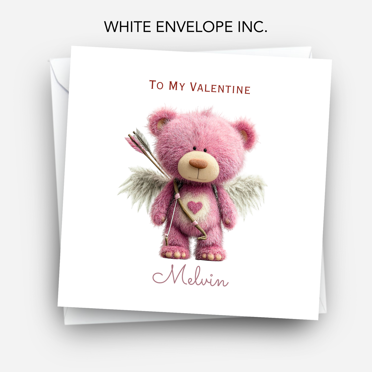 Valentine’s Day Card - Cute Teddy Design - C721