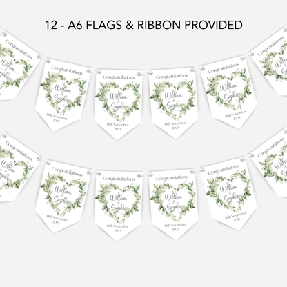 Engagement or Wedding Smaller Bunting - S112