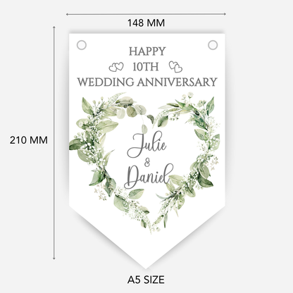 Wedding Anniversary Bunting - B229