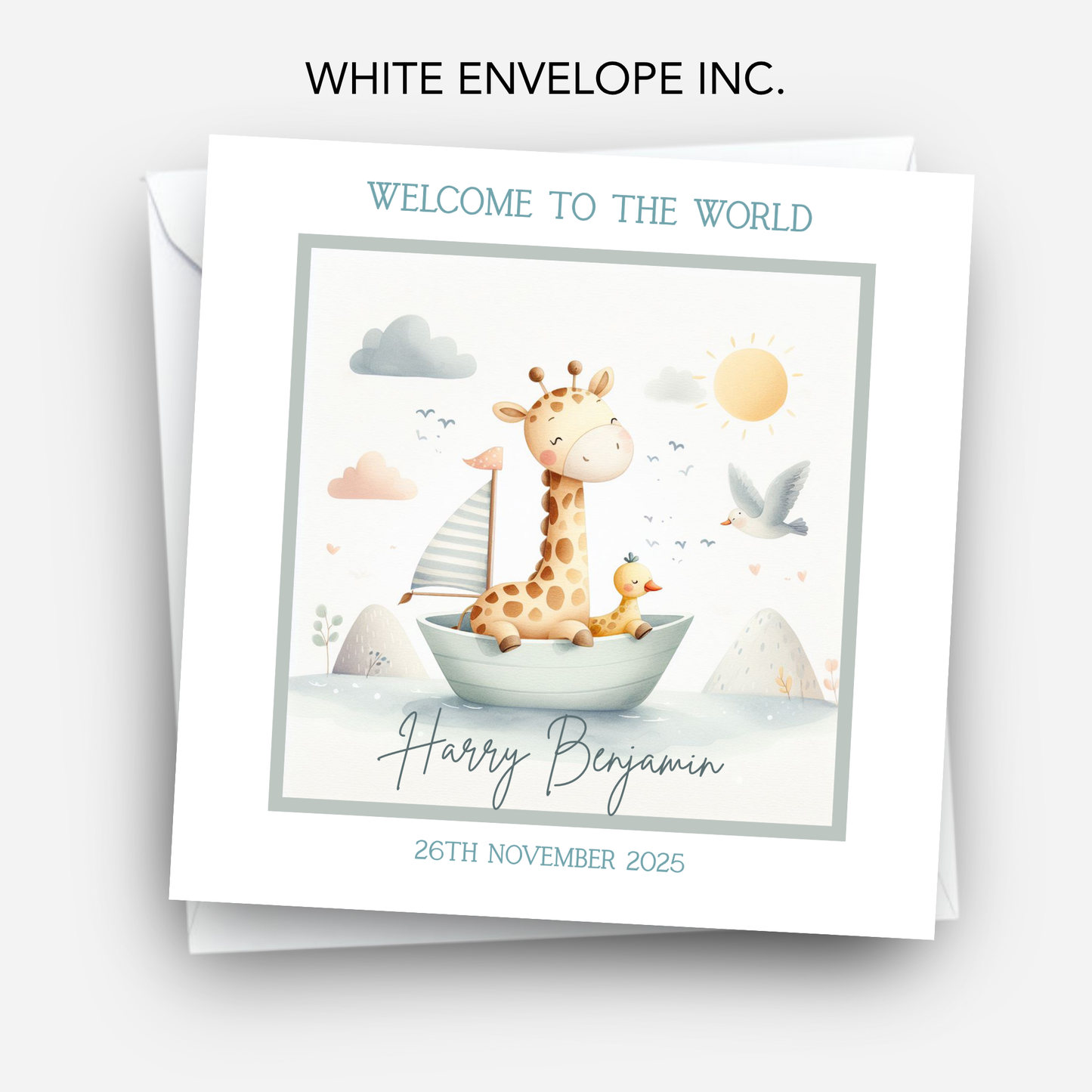 Welcome To The World Card- C666