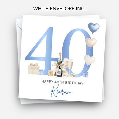 40th Birthday Card - C861