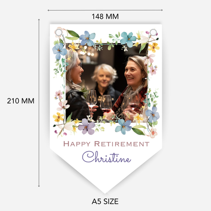 Retirement or any occasion - Photo Bunting - B239