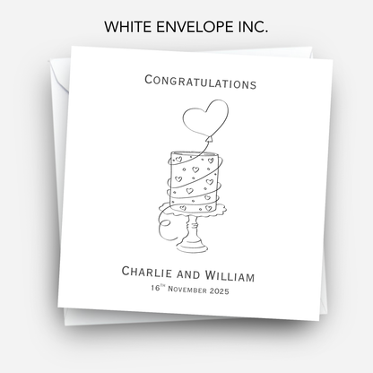 Elegant  Cake Illustration - C610