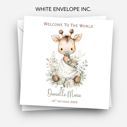 Welcome To The World Card - C671