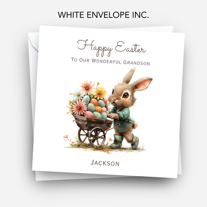 Easter Card With A Cute Bunny Design - C815