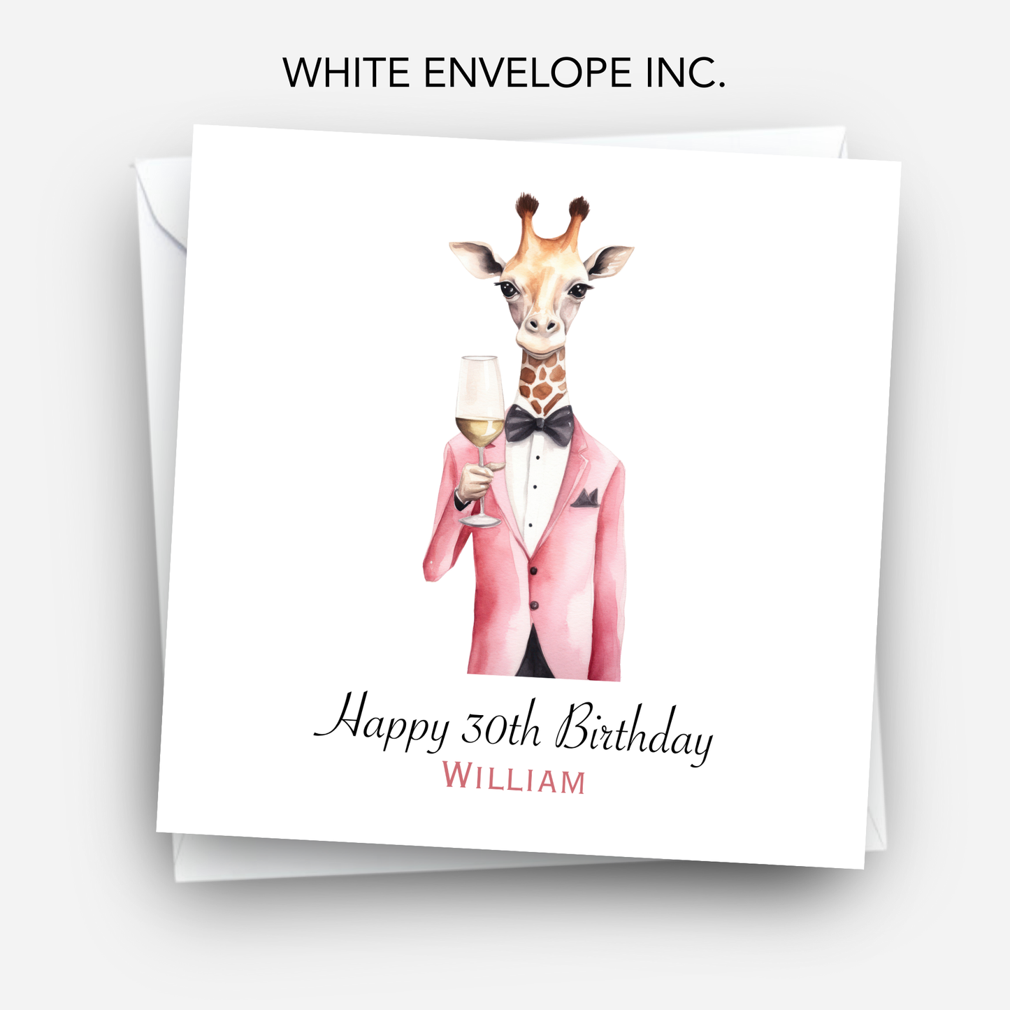 Fun Giraffe Card - C618