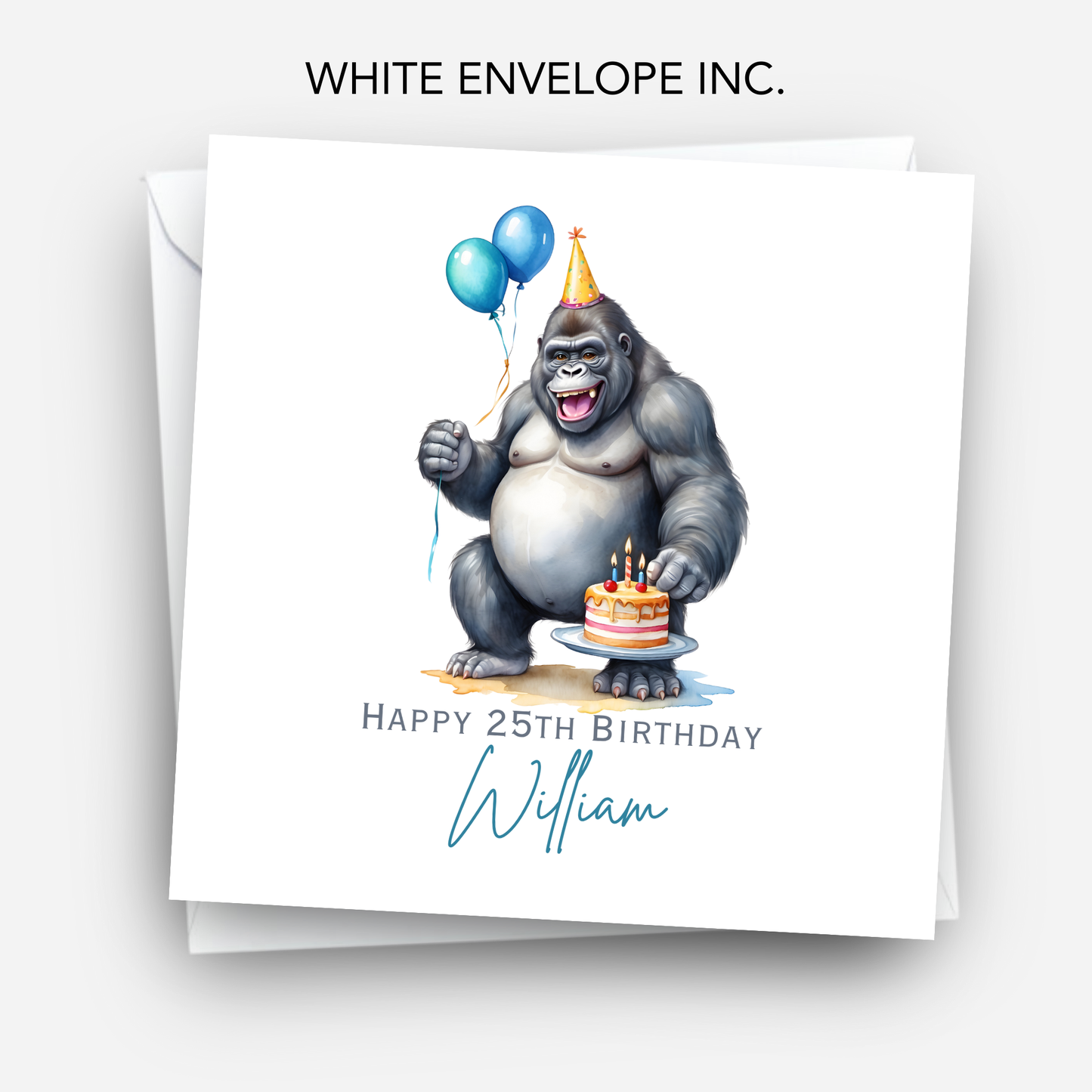 Gorilla Birthday Card - C621