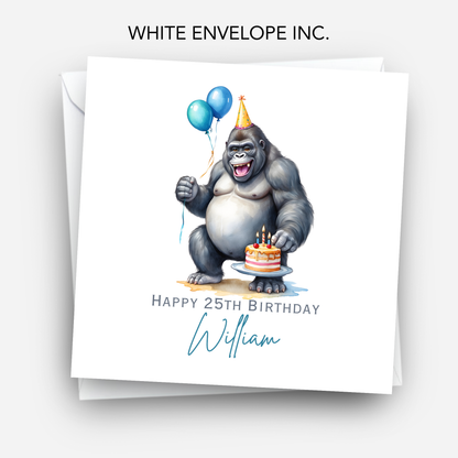 Gorilla Birthday Card - C621