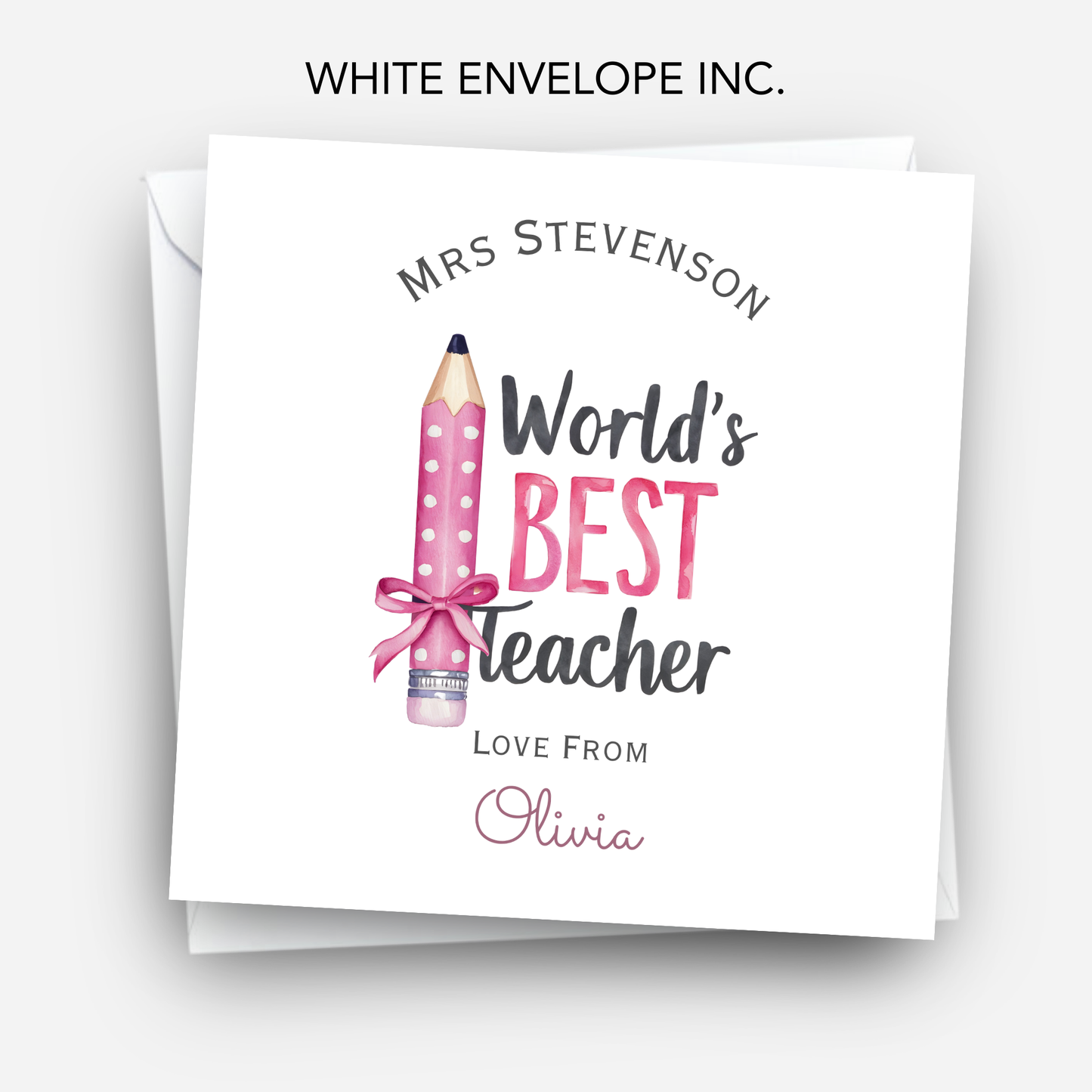 Teacher Thank you Card - C155
