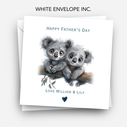 Cute Koala  - Father's Day Card - C791