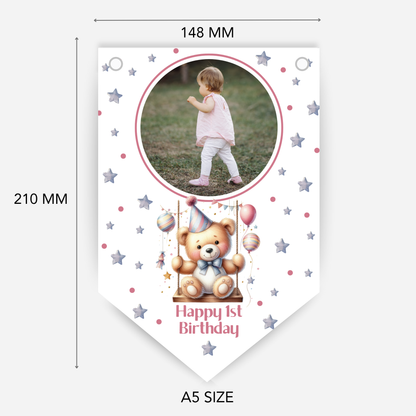 Personalised Any Age Photo Bunting - B192