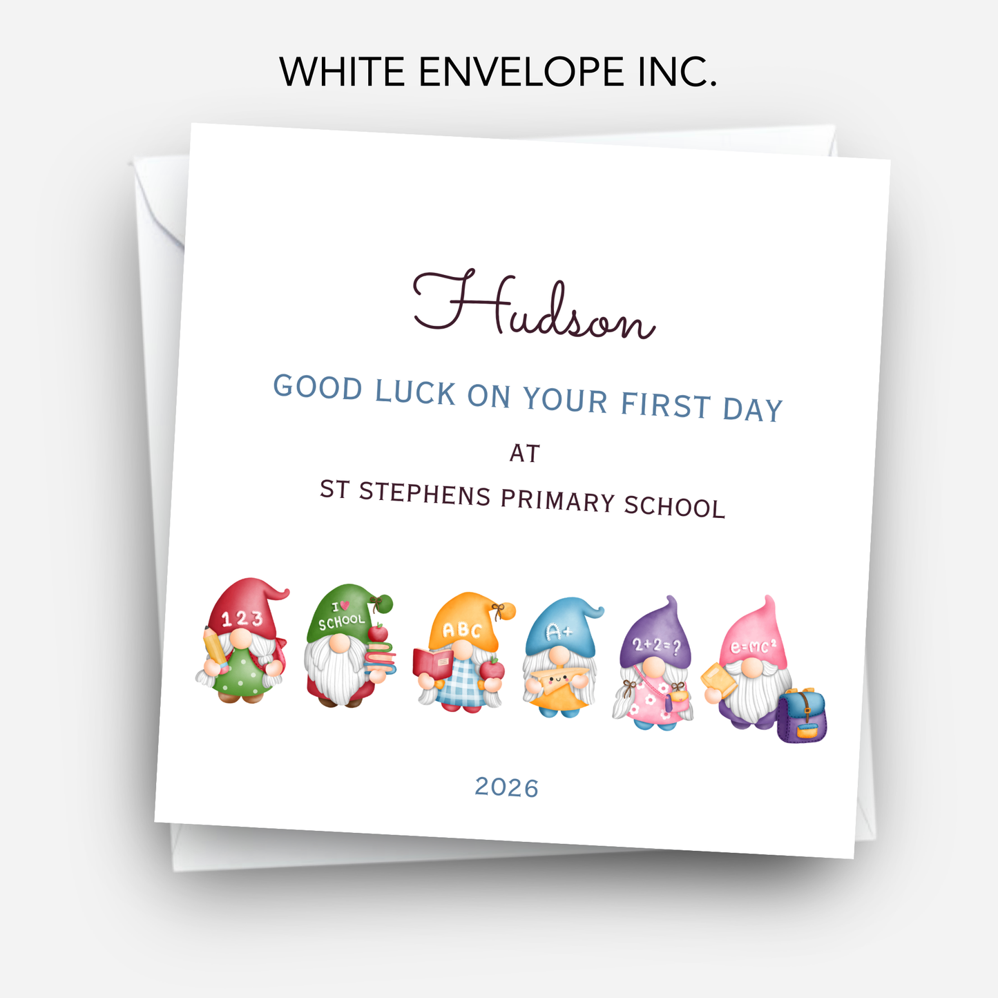 First or Last Day of School Card - C211