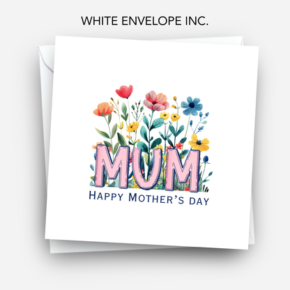 Mother's Day Card - Floral Design - C730