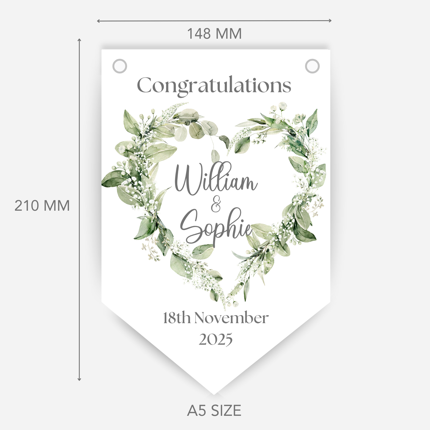 Engagement or Wedding Bunting - B112