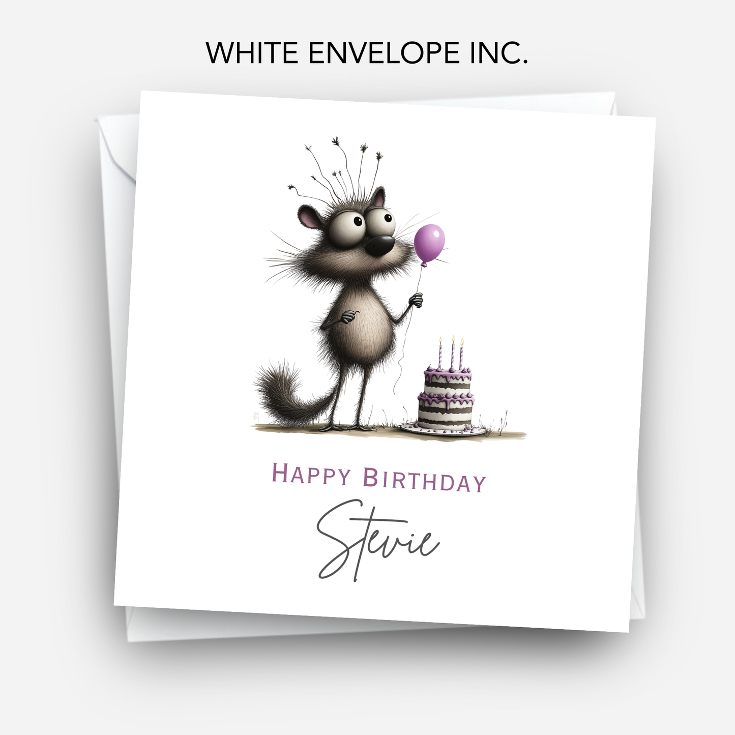 Quirky Animal Birthday Card - C565