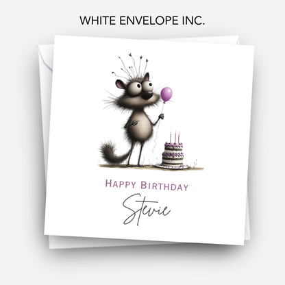 Quirky Animal Birthday Card - C565