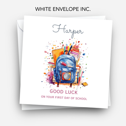 First or Last Day of School Card - C201